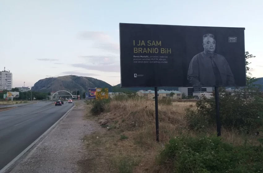  Širom Bosne i Hercegovine postavljeni bilboardi sa portretima boraca uz poruku: I ja sam branio BiH